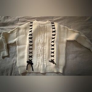 Altar'd State Tyla Cable Braid Sweater